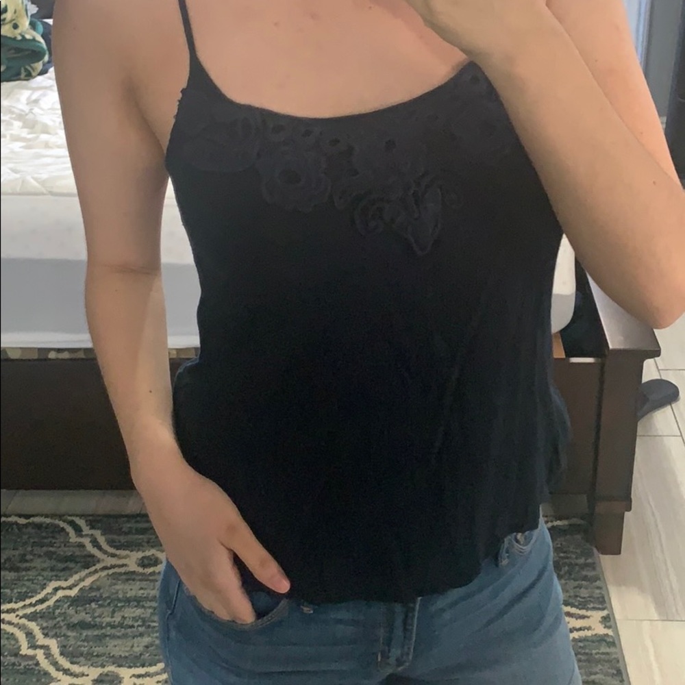 Navy blue tank top